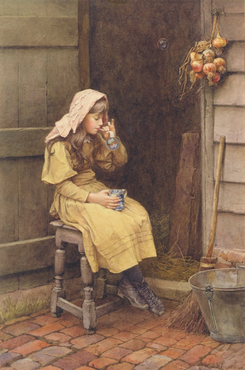 Soprando bolhas de Charles Edward Wilson