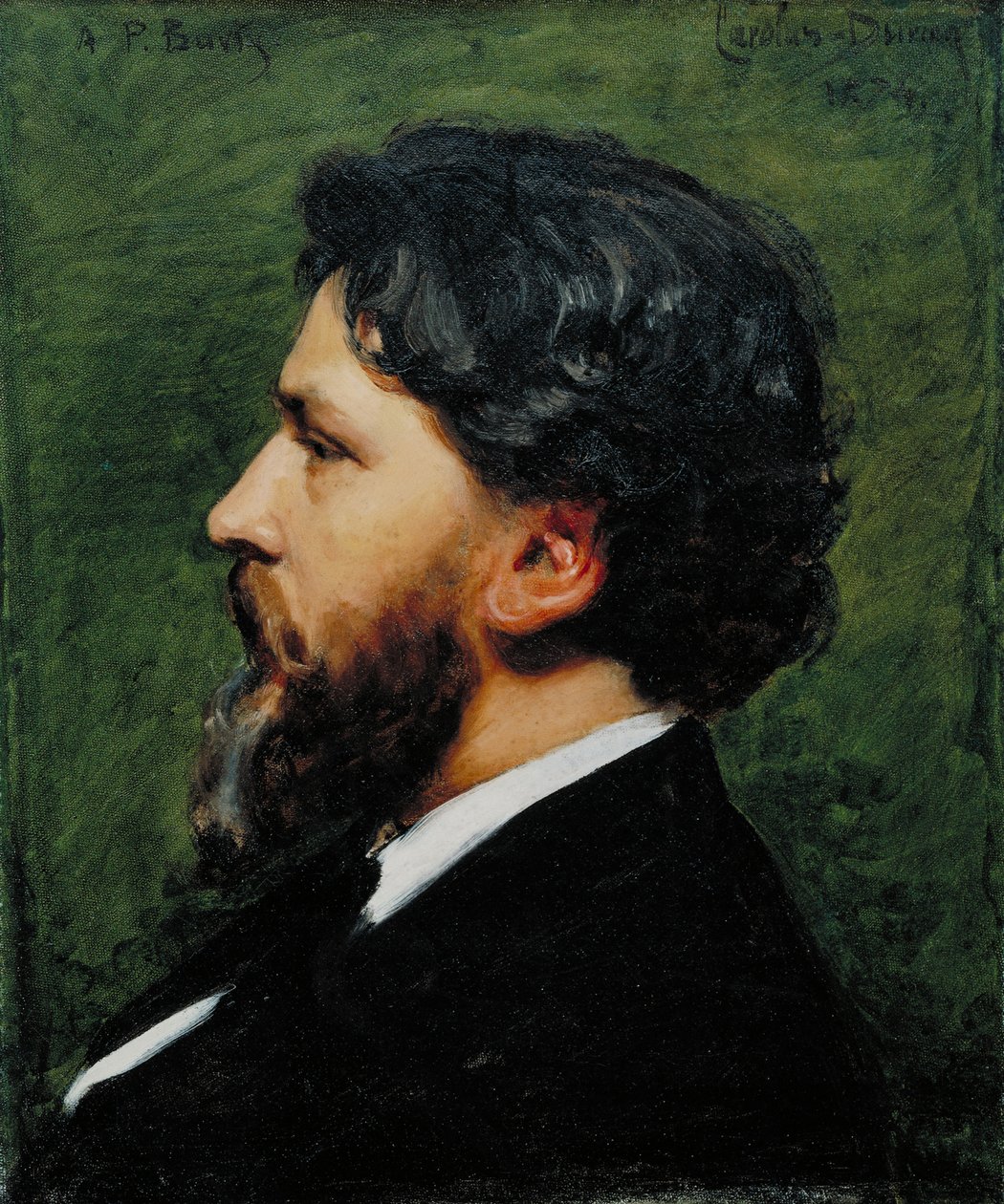 Retrato de Philippe Burty, 1874 de Charles Emile Auguste Carolus Duran