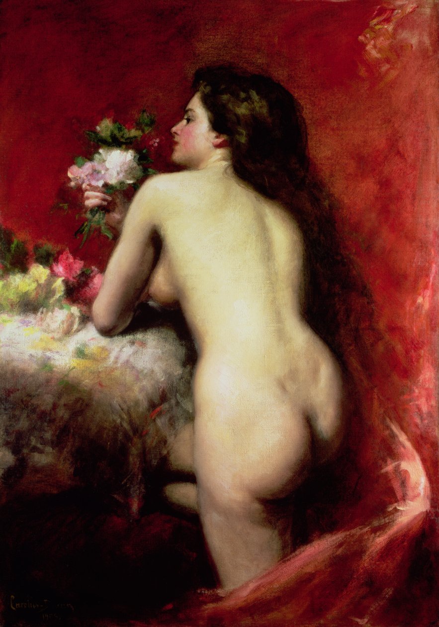 O modelo, 1905 de Charles Emile Auguste Carolus Duran