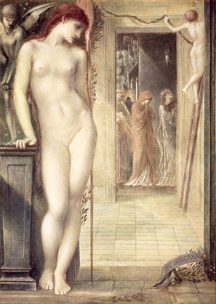 Vênus Epitálamo, cópia da pintura de Sir Edward Burne-Jones de Charles Fairfax Murray