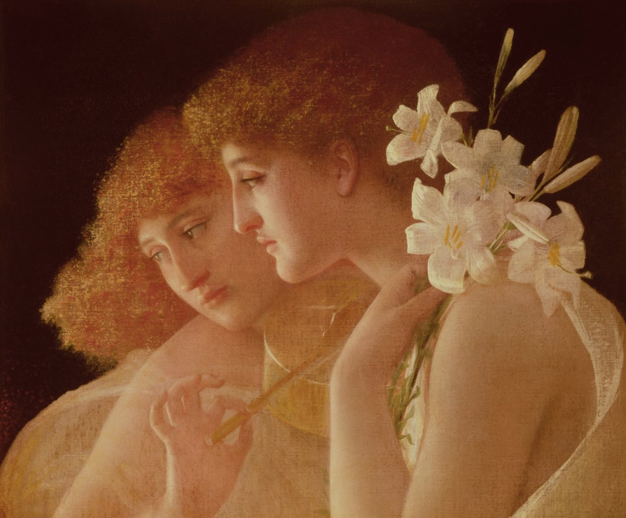 Dois anjos de Charles Francois Sellier