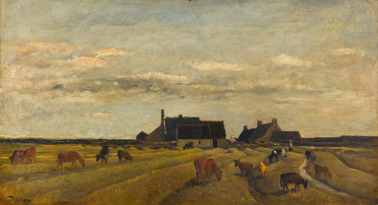 Fazenda, em, Kerity, brittany de Charles Francois Daubigny