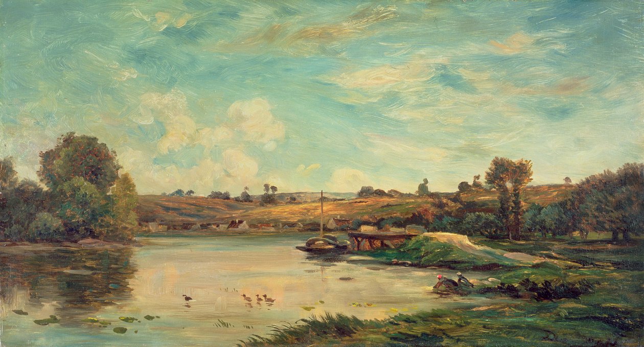 No Loire de Charles Francois Daubigny