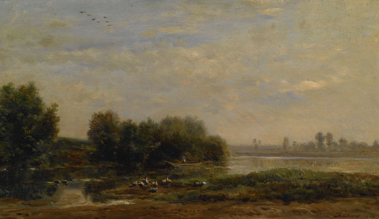 Na Oise de Charles Francois Daubigny