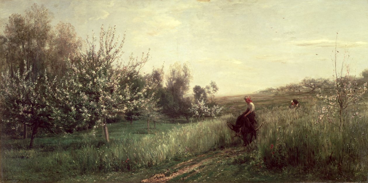 Primavera de 1857 de Charles Francois Daubigny