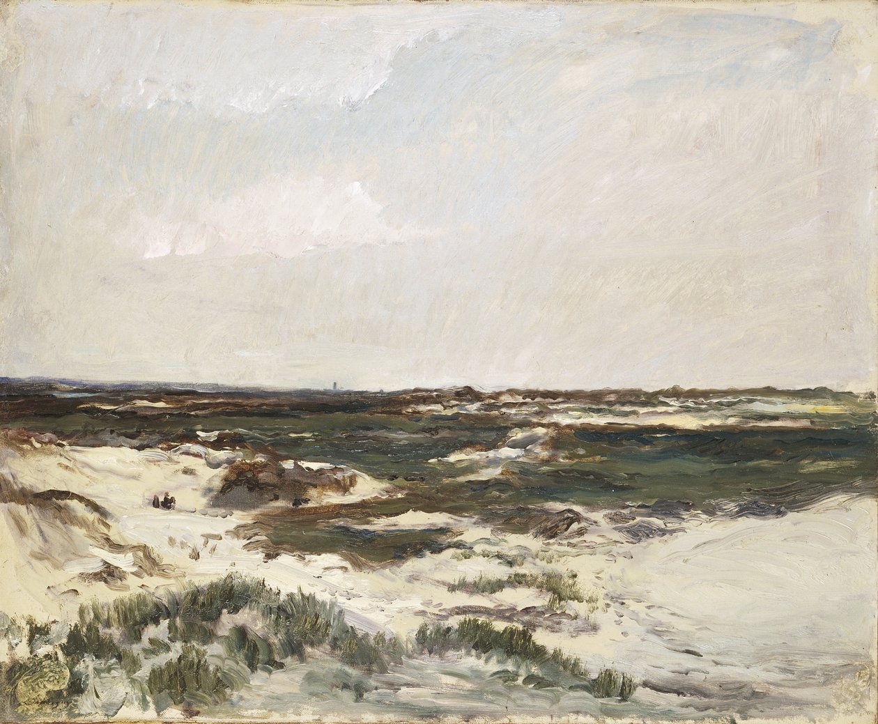 As dunas em camiers de Charles Francois Daubigny