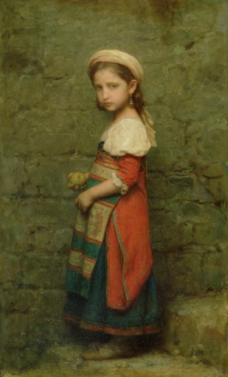 Garota Italiana, 1863 de Charles François Jalabert