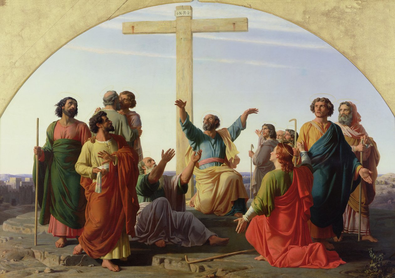 A partida dos apóstolos, 1845 de Charles Gleyre