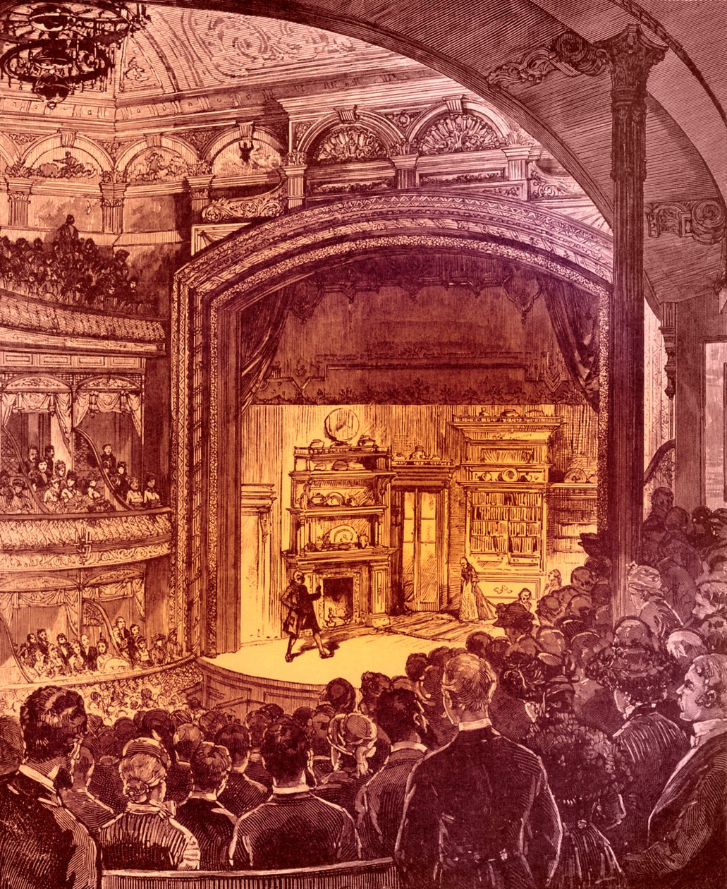Interior do teatro de Nova York 1882 de Charles Graham