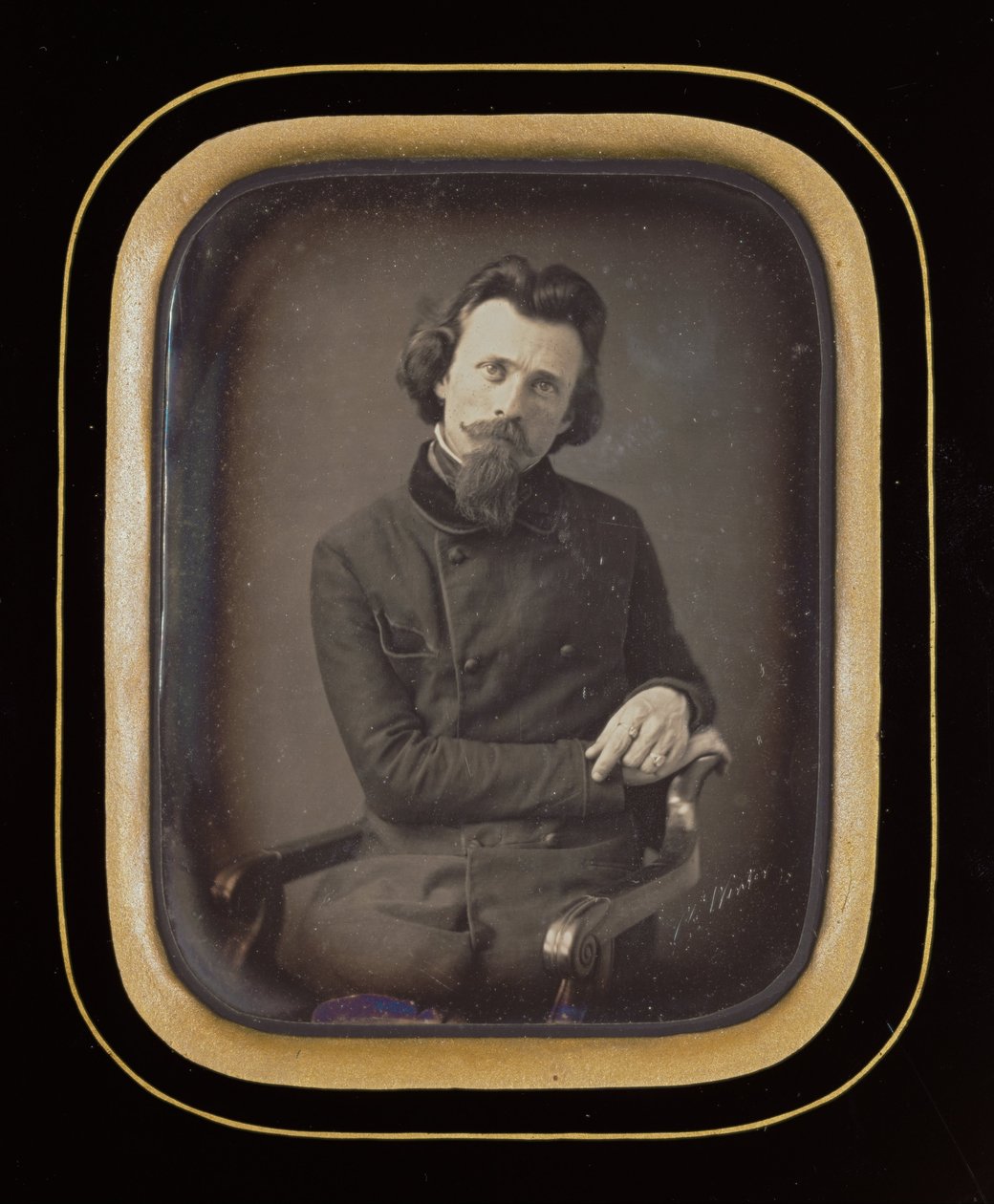 Retrato de um homem sentado de Charles H. Winter
