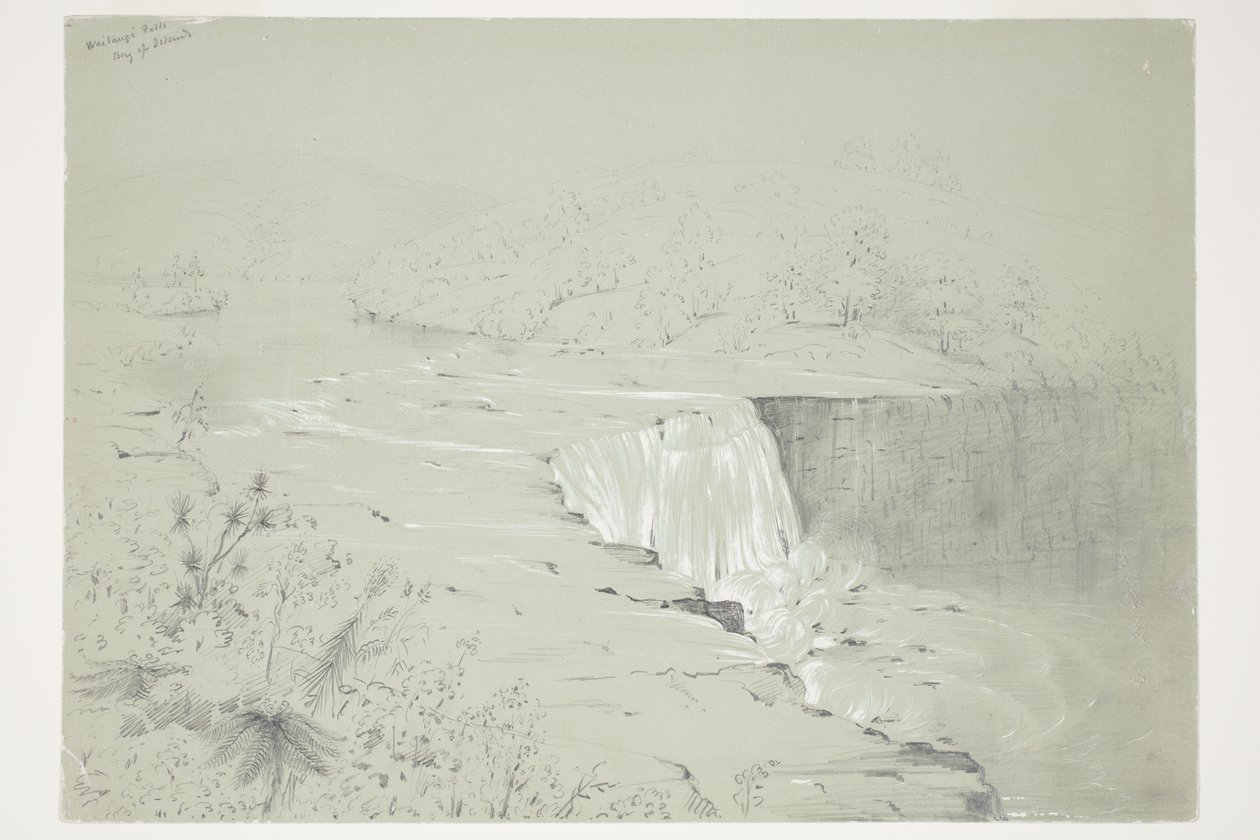 Waitangi Falls, Bay of Islands de Charles Heaphy