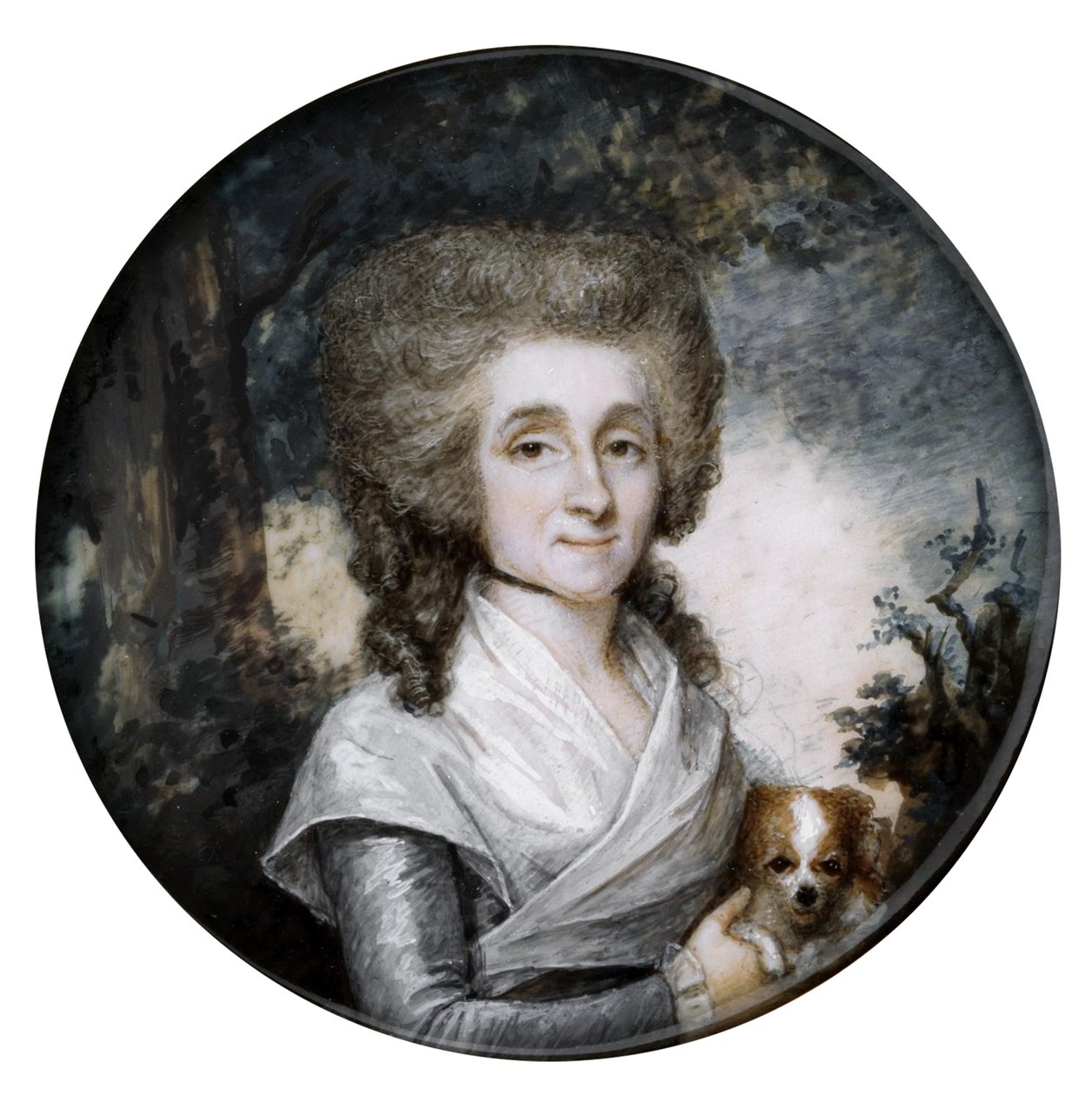 Caixa com retrato de uma mulher de Charles Hénard