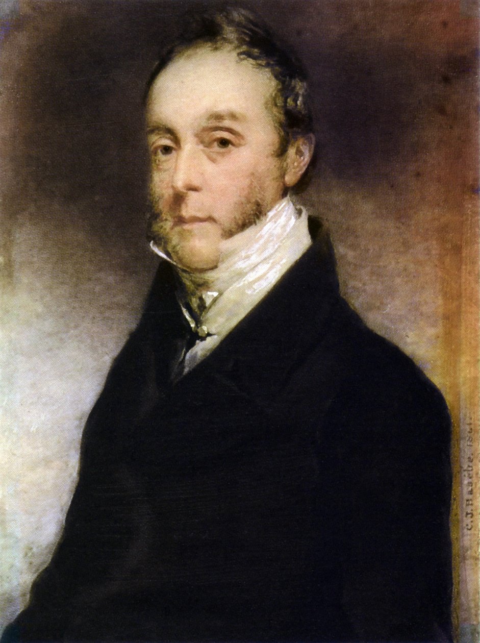 Retrato de George Hay Dwkins-Pennant de Charles J. Basébé