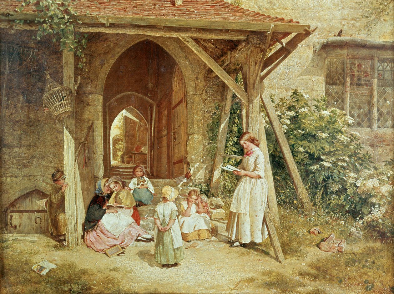Jogando nas Escolas, 1857 de Charles James Lewis