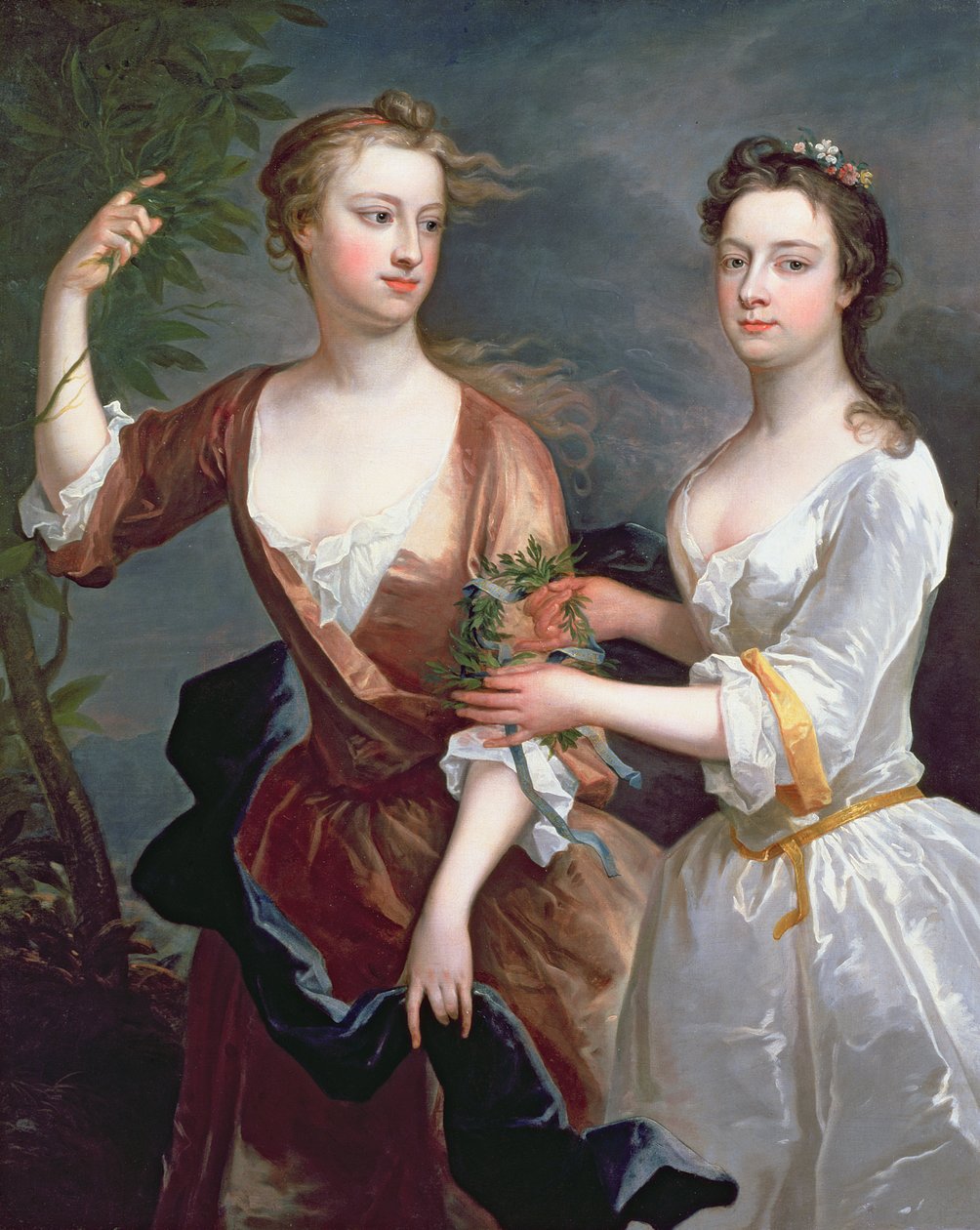 Martha e Teresa Blount, 1716 de Charles Jervas