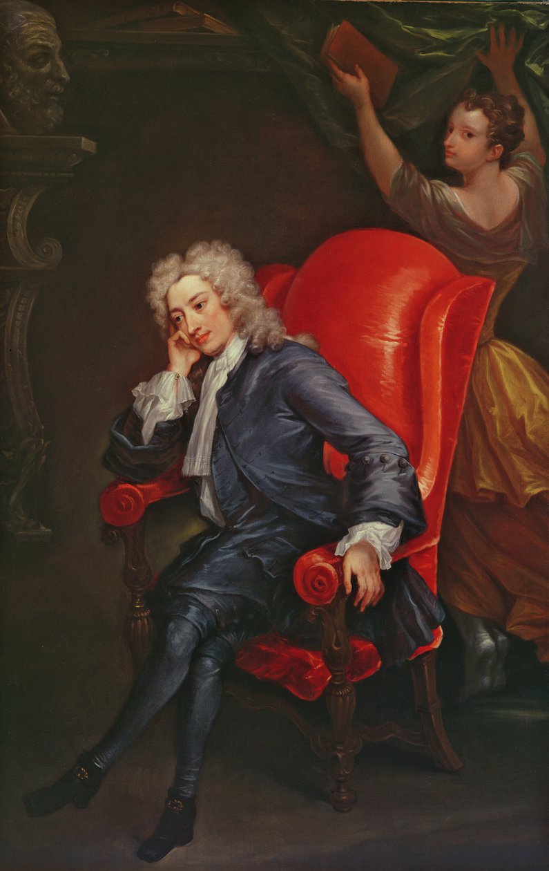 Retrato de Alexandre Pope (1688-1744) c.1713-15 de Charles Jervas