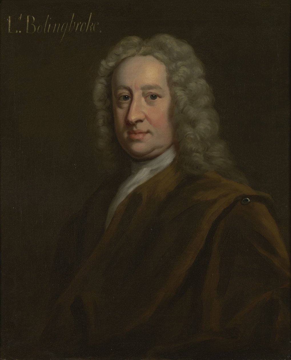 Retrato de Henry St John, 1º Visconde Bolingbroke (1678-1751) de Charles Jervas