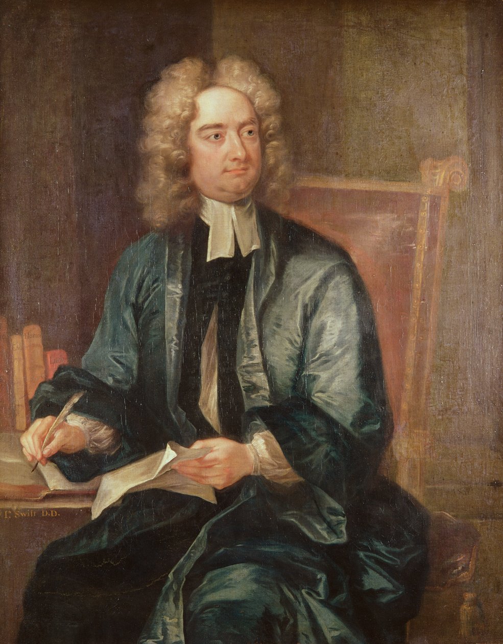 Retrato de Jonathan Swift (1667-1745) c.1718 de Charles Jervas