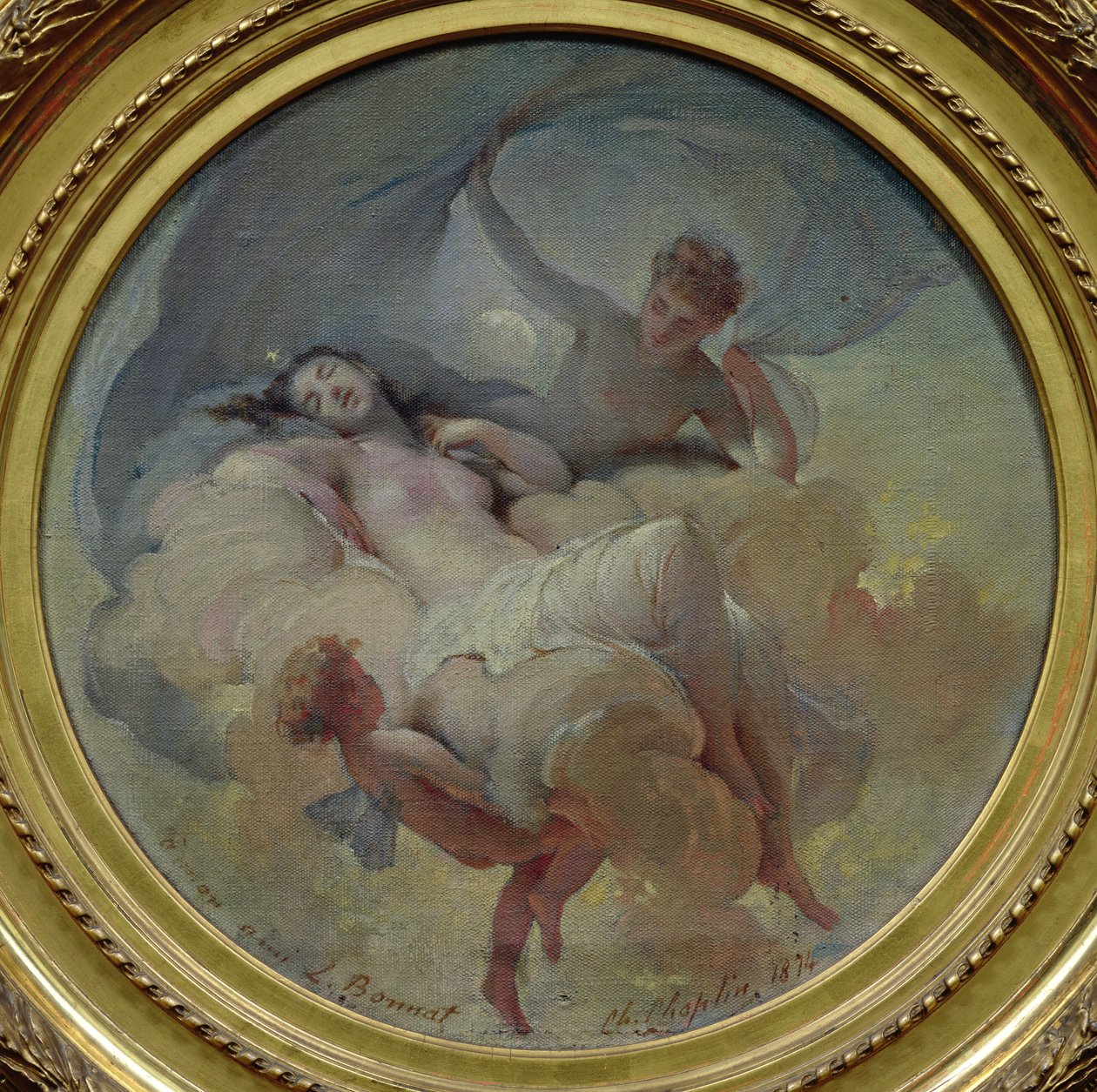 Alegoria da Noite, 1874 de Charles Joshua Chaplin