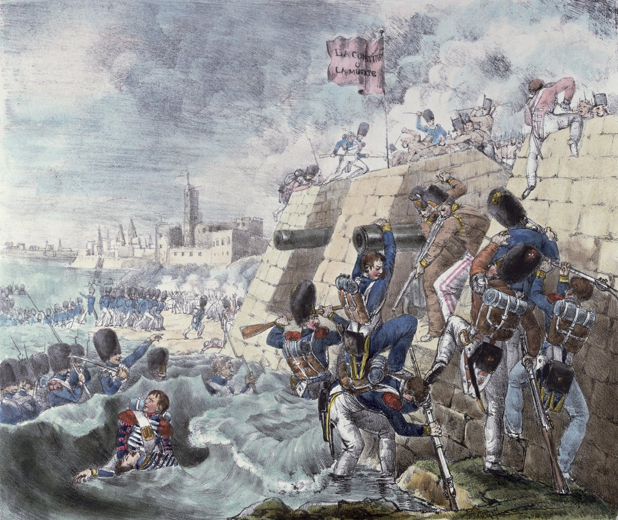 A captura do forte de Trocadero, 31 de agosto de 1823 de Charles Lasteyrie du Saillant