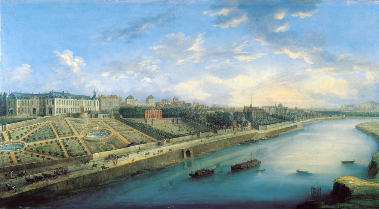 Vista de Passy e Chaillot de Grenelle de Charles Laurent Grevenbroeck