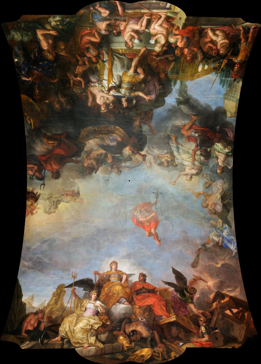 O rei governa sozinho, 1661 de Charles Le Brun
