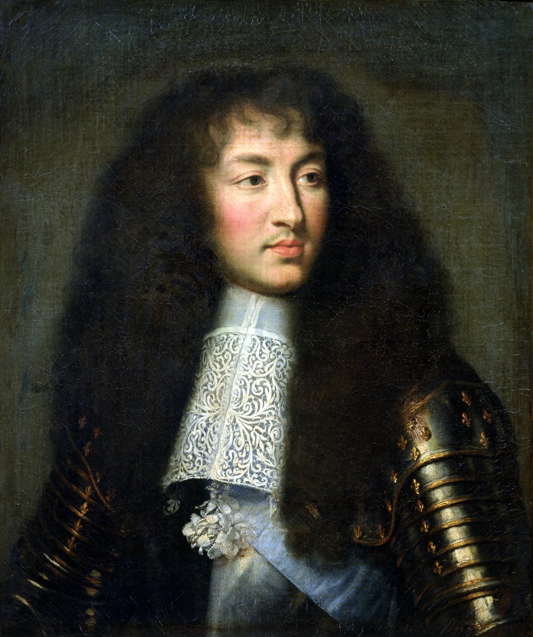 Retrato de Luís XIV (1638-1715) de Charles Le Brun