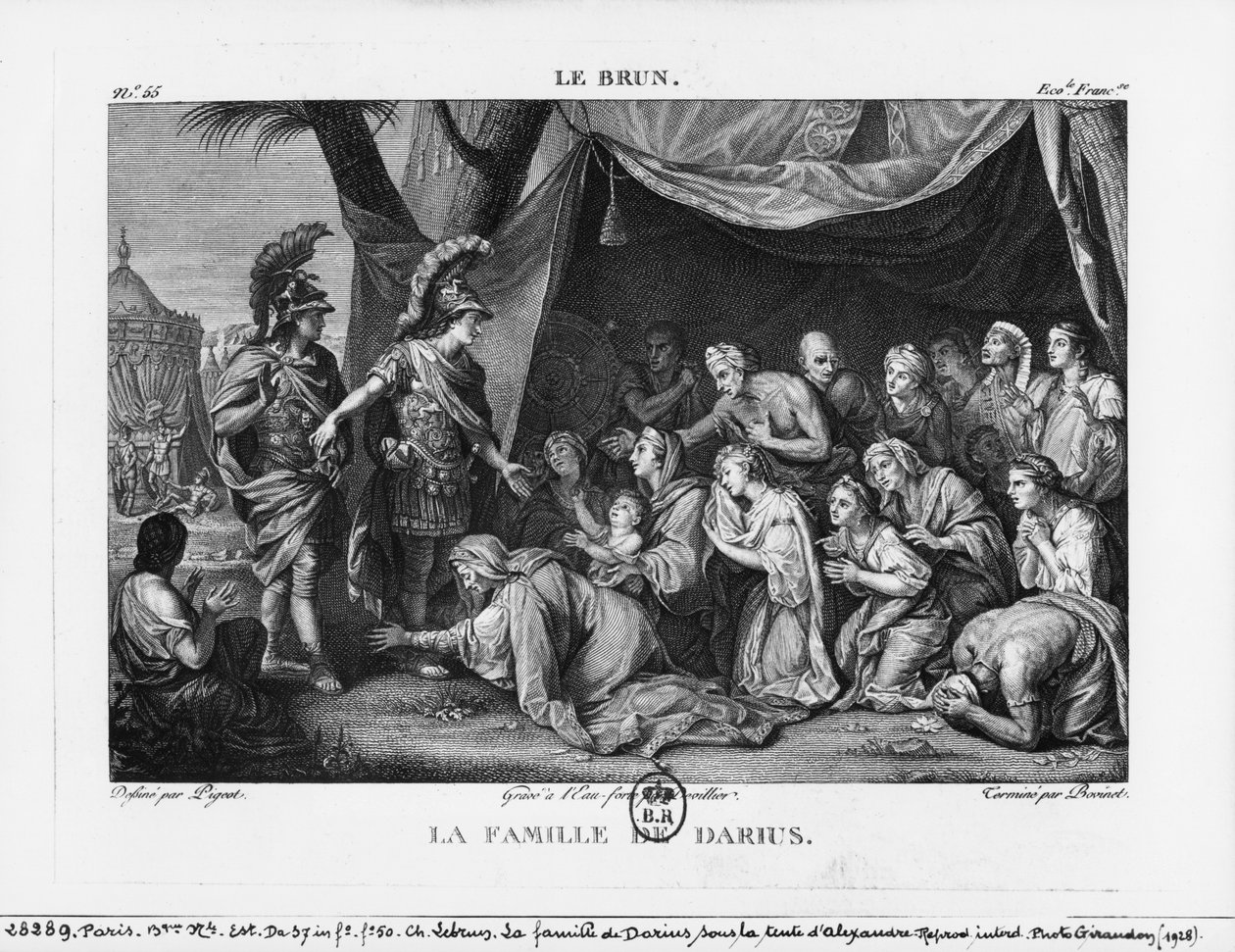 A Família de Dario antes de Alexandre, o Grande de Charles Le Brun
