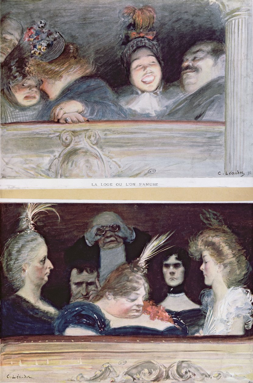 Alegria e Tédio, 1898 de Charles Leandre