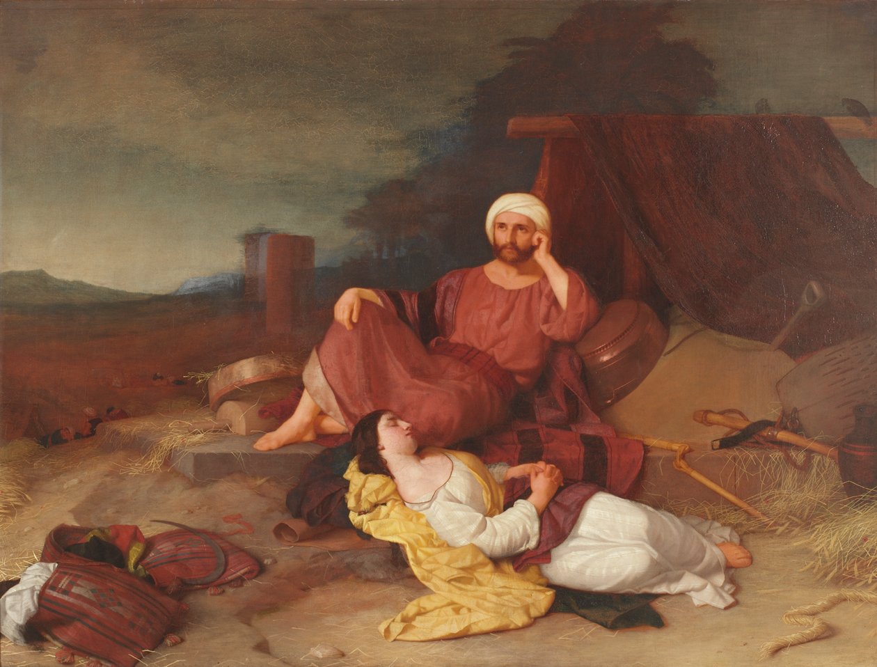 Boaz e Ruth, c.1853 de Charles Lock Eastlake