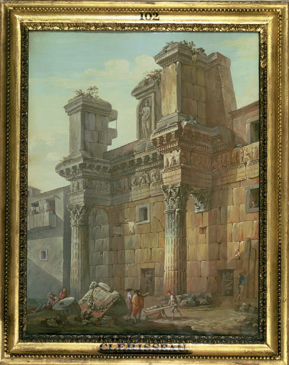 Fórum de Nerva de Charles Louis Clerisseau