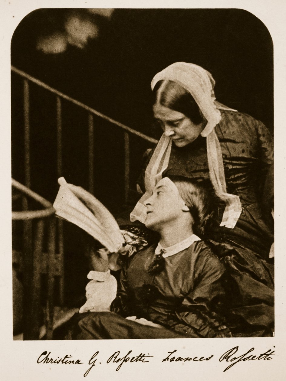 Christina Rossetti e sua Madre Francisca Rossetti, 7 de outubro de 1863 de Charles Lutwidge Dodgson
