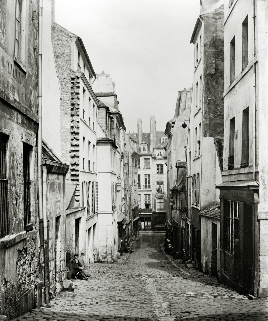 Rue du Bon-Puits, da Rue Traversine, Paris, 1858-78 de Charles Marville