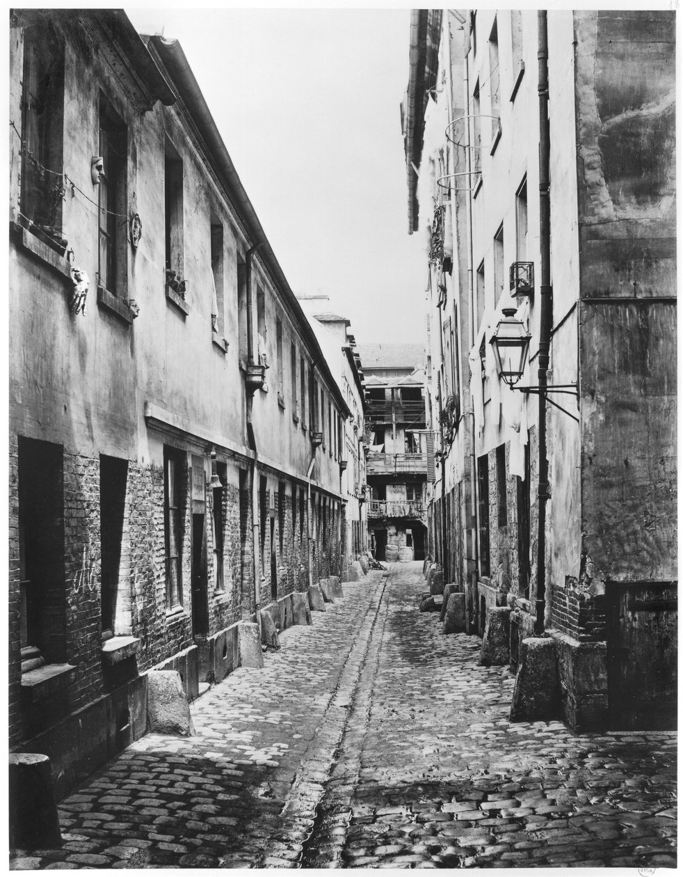 Rue du Fer-a-Moulin, Paris, 1858-78 de Charles Marville