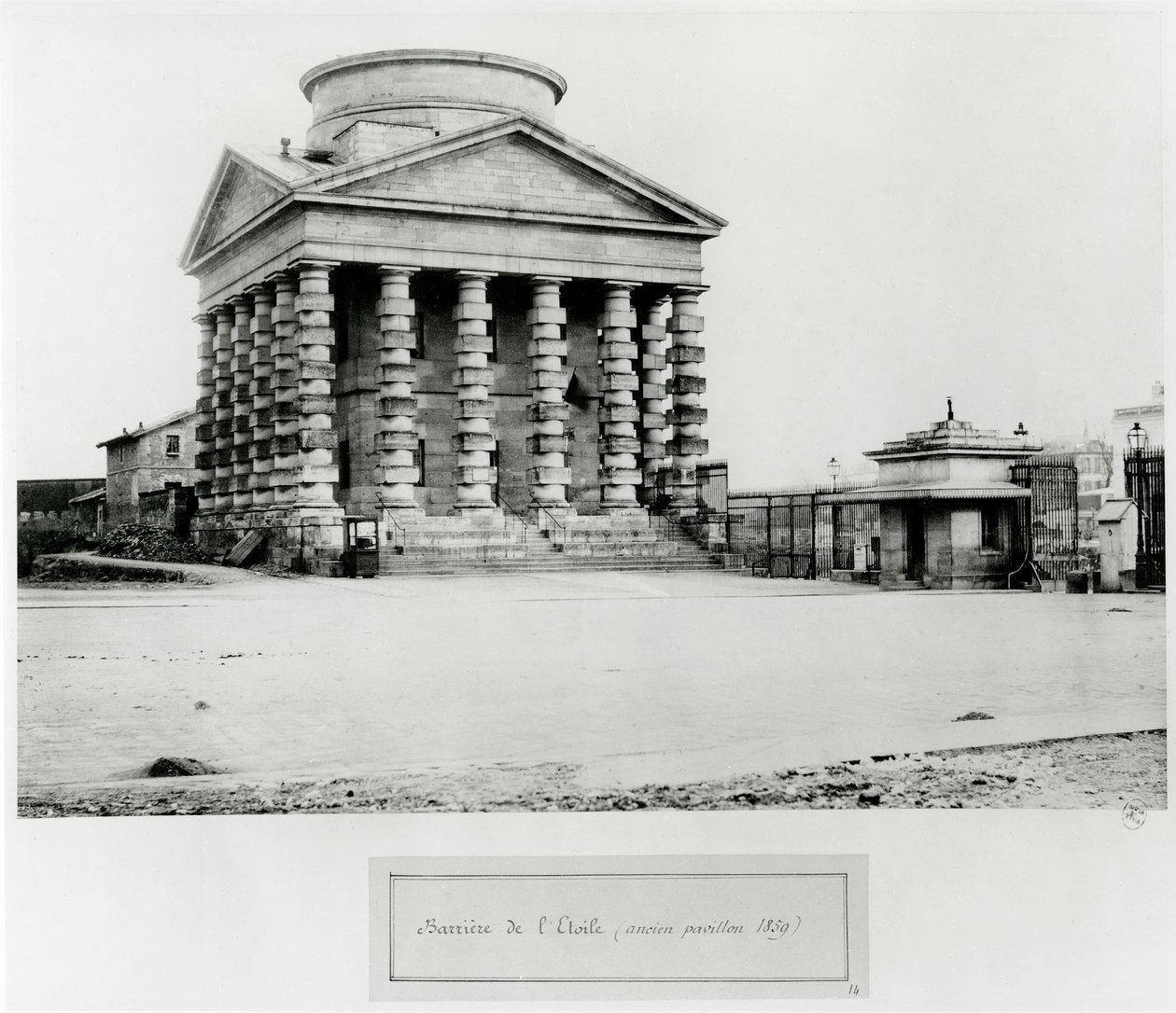 O Barrière da Estrela, Paris, 1858-78 de Charles Marville