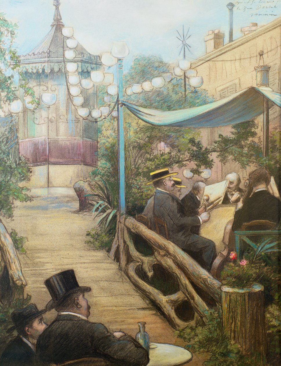 O aperitivo do concerto, Rue Dorsel de Charles Maurin