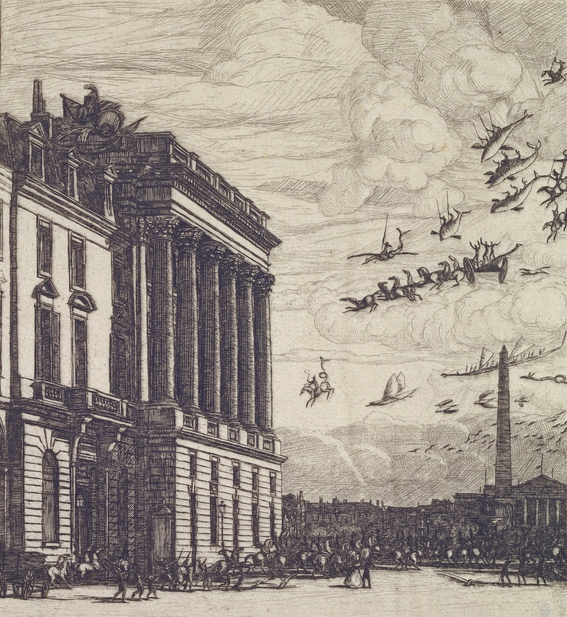 O Ministério da Marinha, 1865 de Charles Meryon