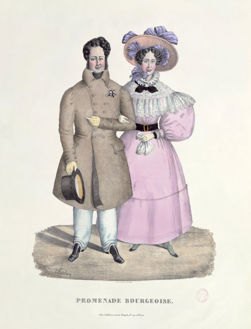 Passeio Bourgeoise de Charles Philipon