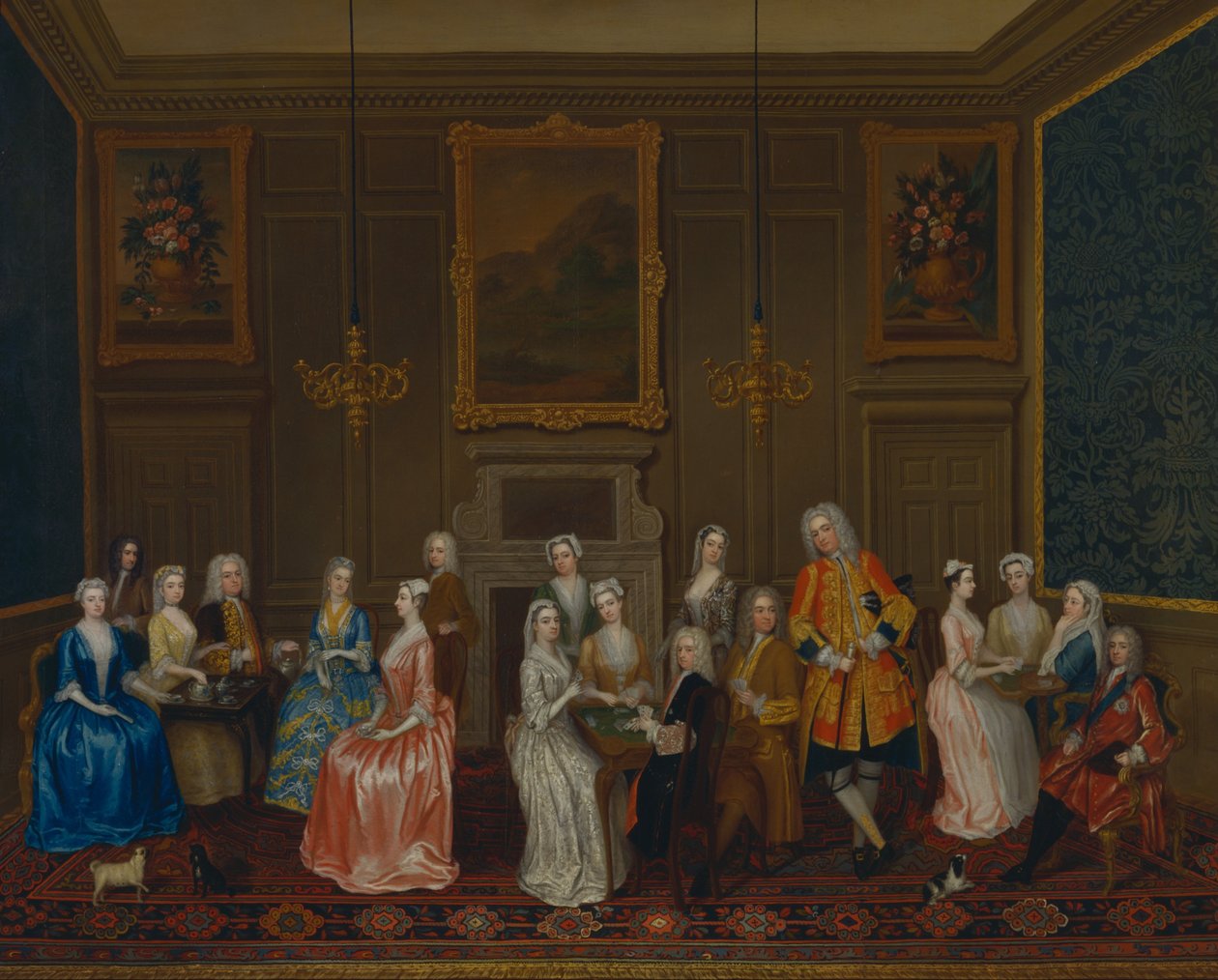 Tea party na casa do senhor Harringtons, St. Jamess de Charles Philips
