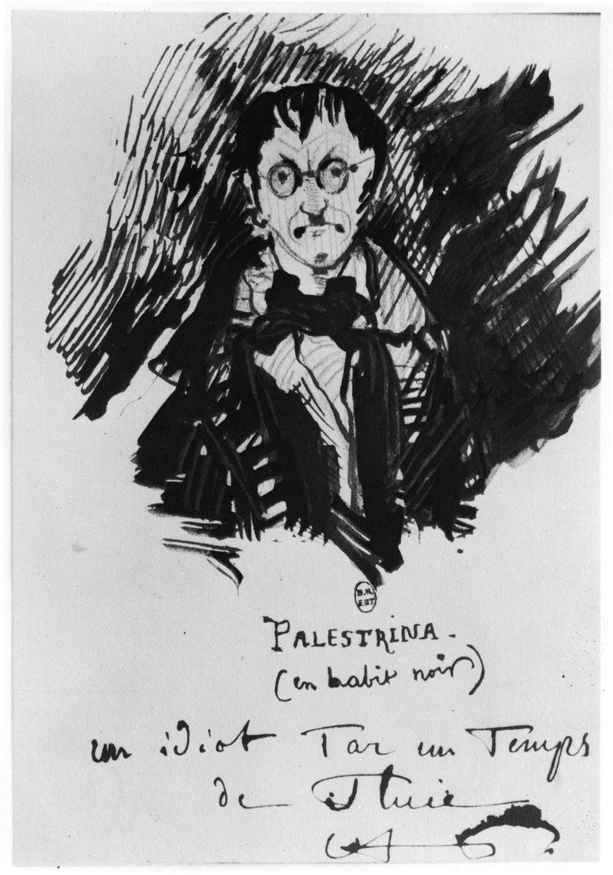 Palestrina em um terno preto de Charles Pierre Baudelaire