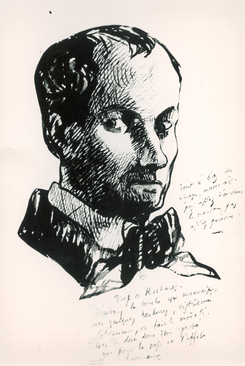Auto-retrato de Charles Pierre Baudelaire