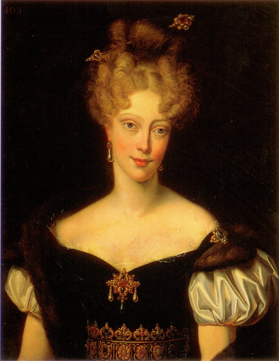 Retrato de Caroline de Bourbon (1798–1870), duquesa de Berry de Charles Rauch