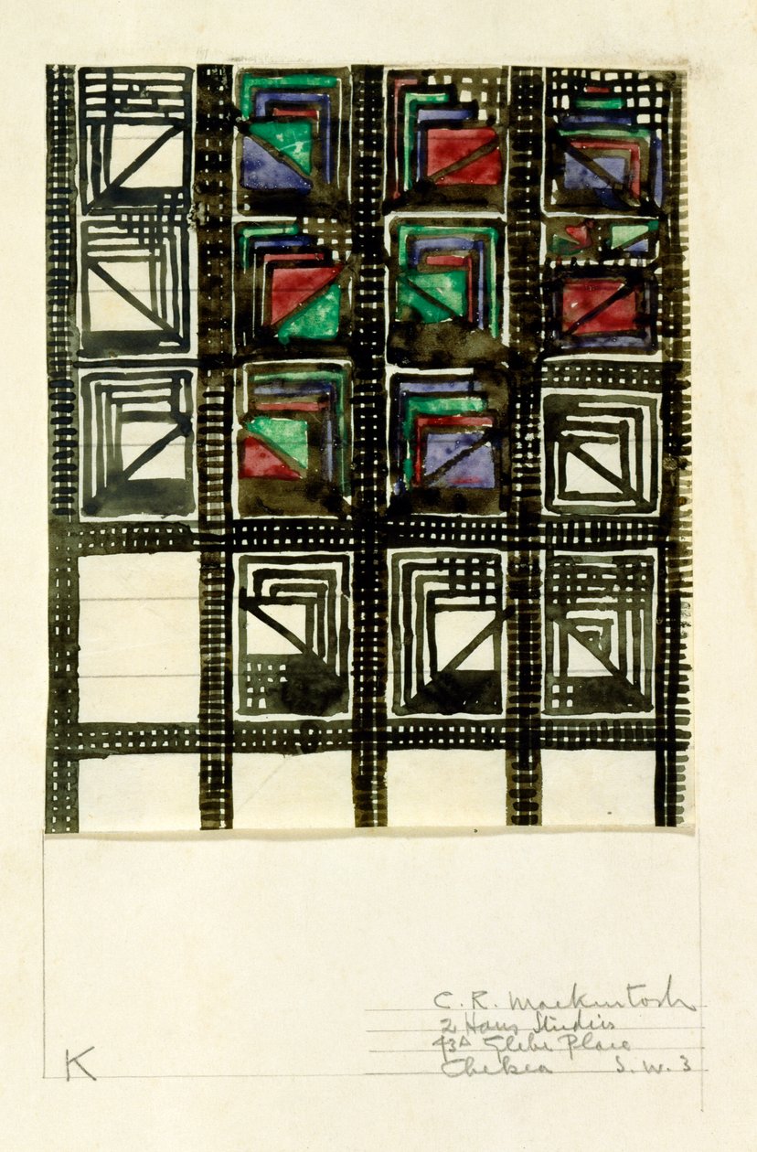 Design têxtil de Charles Rennie Mackintosh
