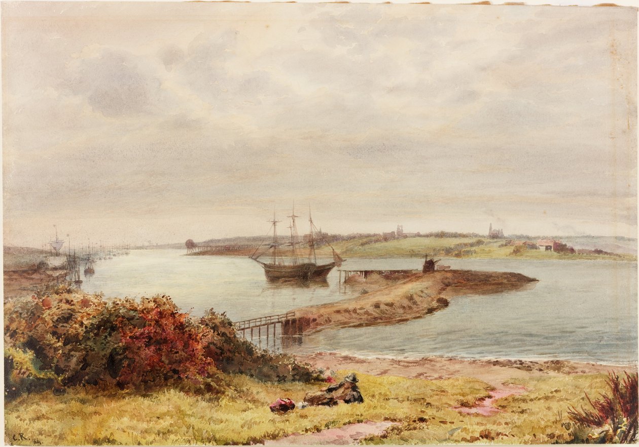 Wallsend (bodycolour e wc no papel) de Charles Richardson
