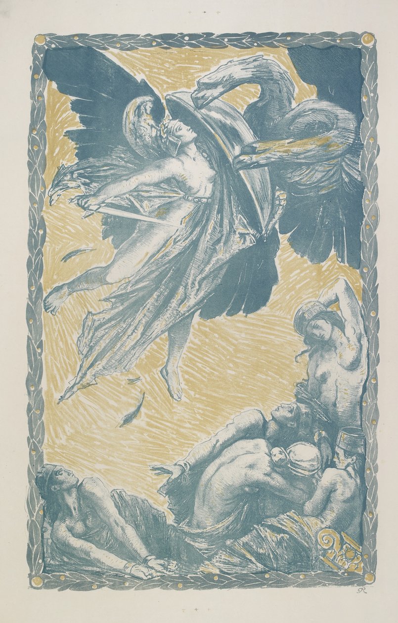 &39;Itália Redenta&39;, 1917 (litografia) de Charles Ricketts