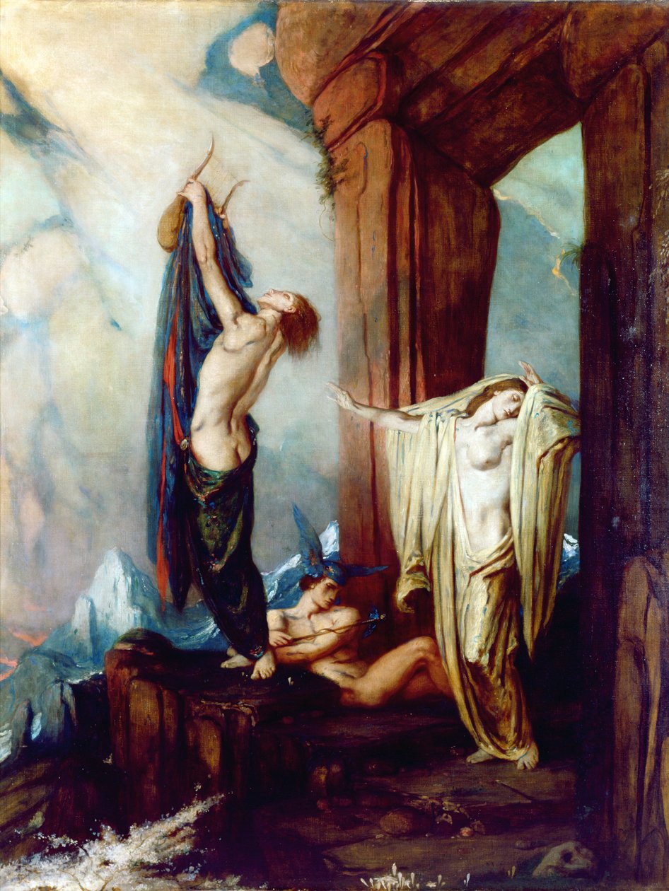 Orfeu e Eurídice, c.1922 de Charles Ricketts
