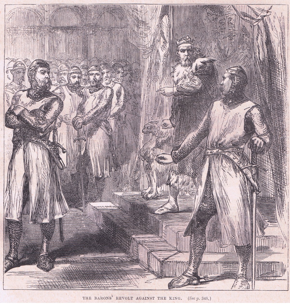 Os barões se revoltam contra o rei de Charles Ricketts