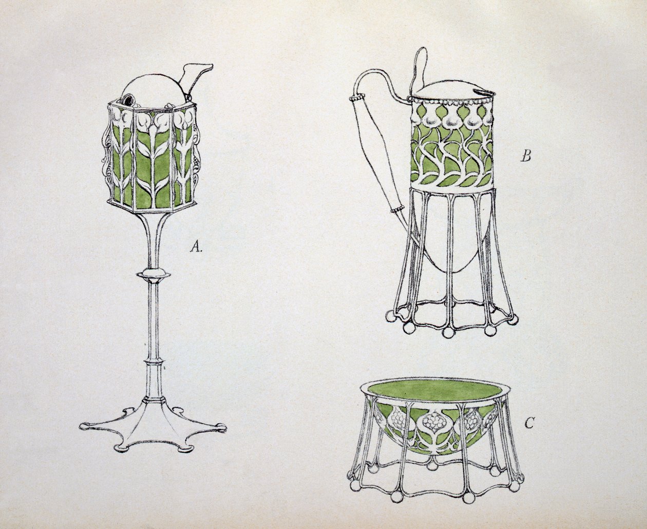 Designs de &39;Modern English Silverwork&39;, 1909 de Charles Robert Ashbee