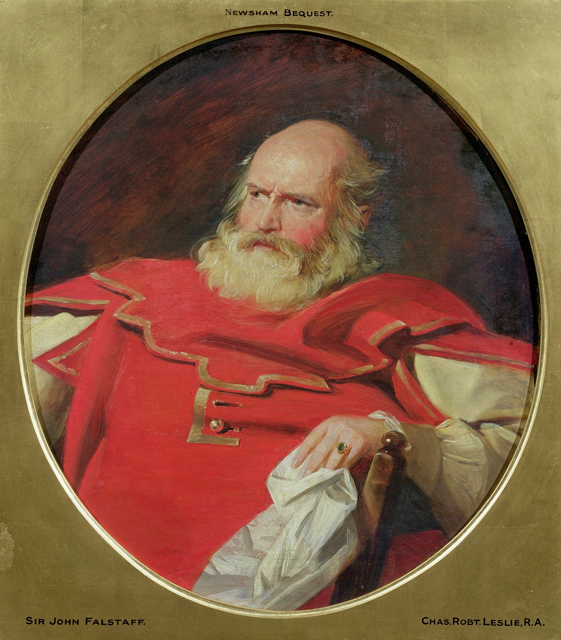Sir John Falstaff, c.1840 de Charles Robert Leslie
