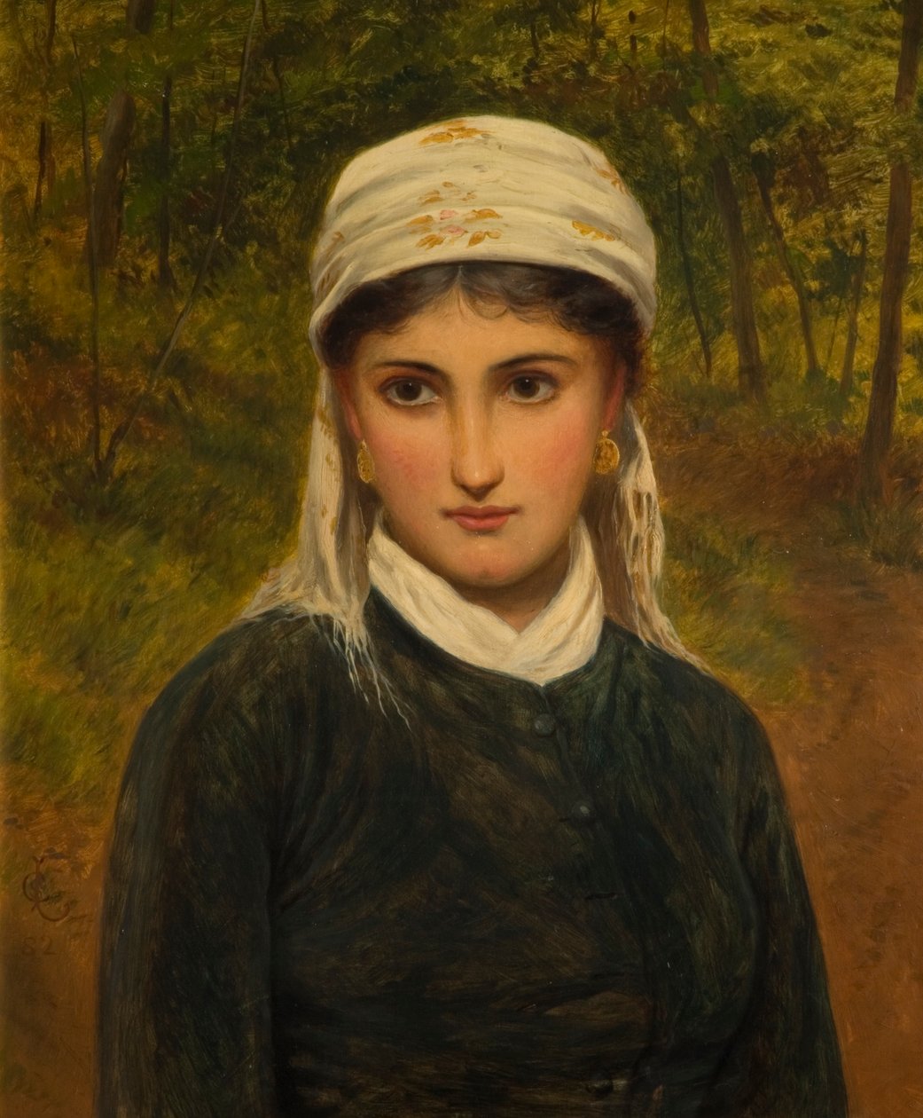 Uma senhora italiana, 1882 de Charles Sillem Lidderdale